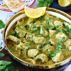 Chicken Green Handi