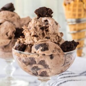 Chocolate Brownie Ice Cream